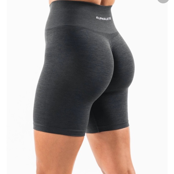 Alphalete Amplify Shorts, colour is shadow, size small. - Picture 3 of 3